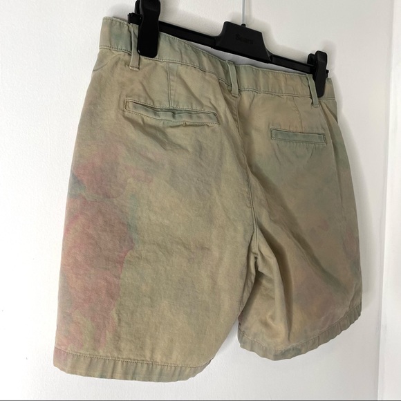 GAP Khaki Girlfriend Roll Up Shorts Tie Dye - Picture 7 of 9